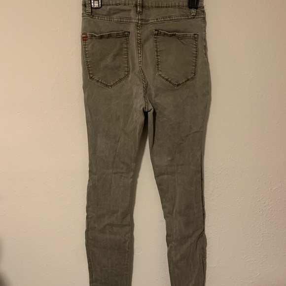 Urban Outfitters High Rise BDG Moss Green Jeans - Picture 2 of 3